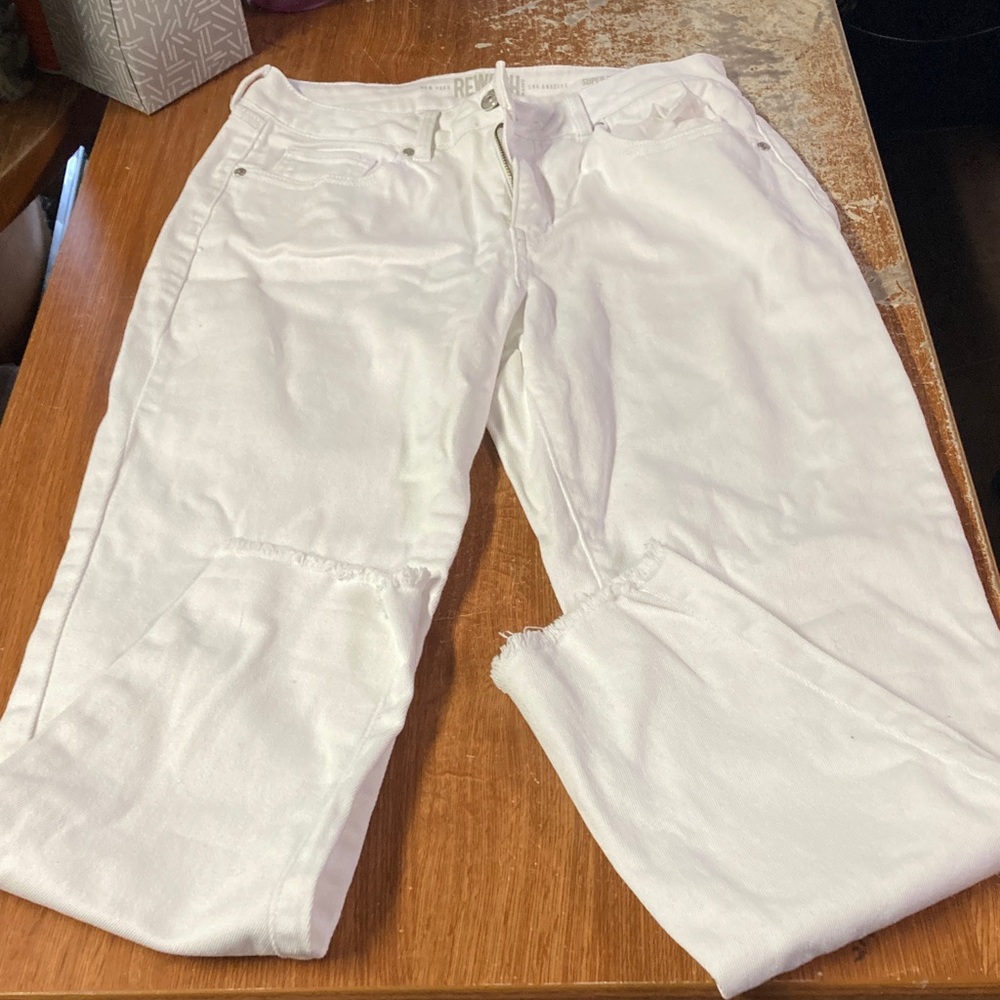 Rewash White Boyfriend Jeans
